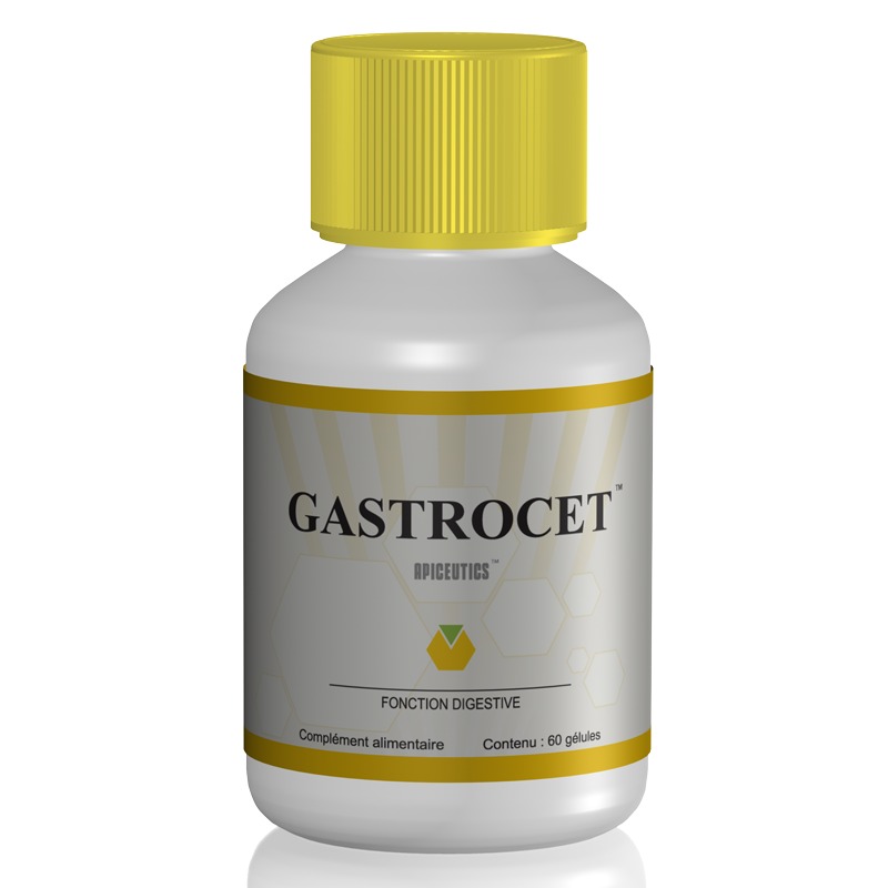 Flacon de Gastrocet, 60 gélules